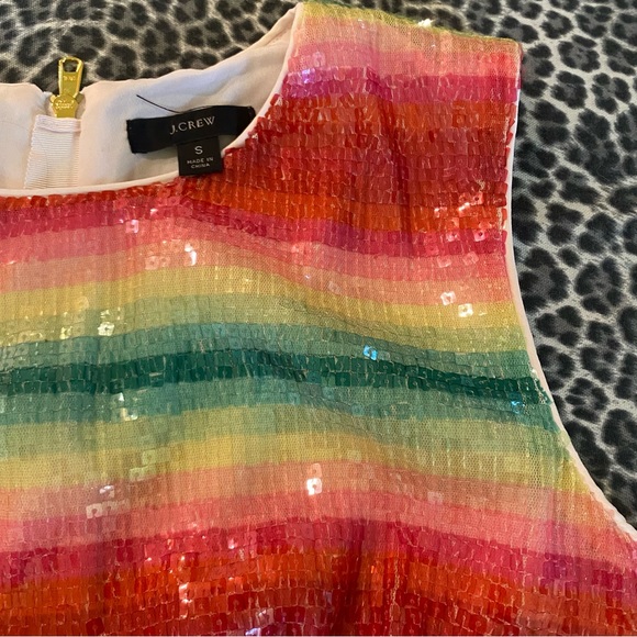 J. Crew Sequin Stripe Tank Top Size Small - Picture 7 of 11